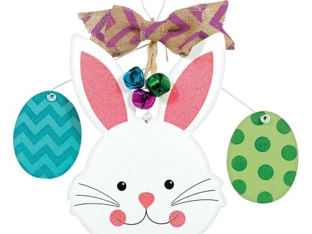 Bunny, Eggs & Bells Sign Hanging Decoration Online now