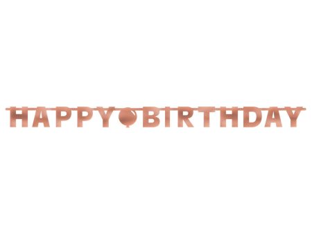 Blush Birthday Letter Banner Online Hot Sale