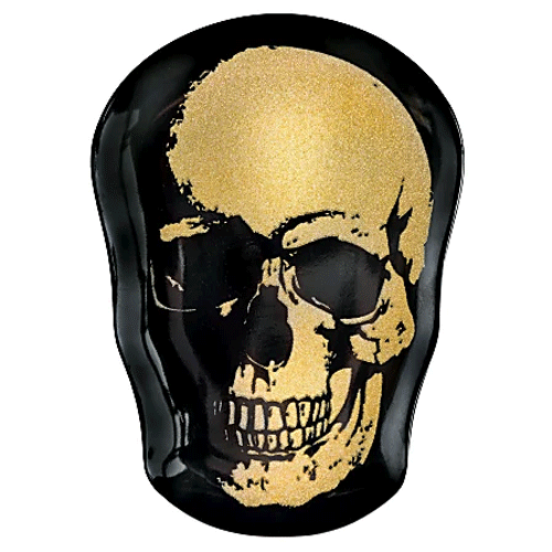 Gold Skull Platter Melamine on Sale