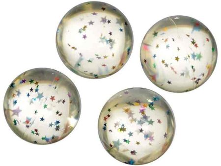 Bounce Ball Star Glitter Favor 8pcs on Sale