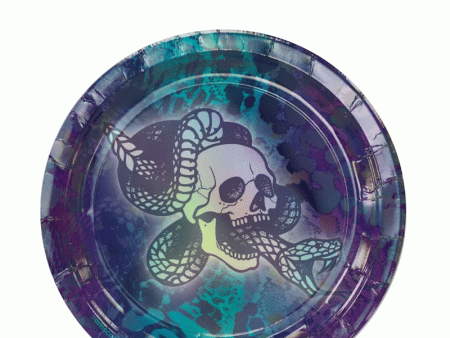 Midnight Mayhem Iridescent Plates 7in, 8pcs Discount