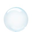 Blue Crystal Clearz Petite Foil Balloon 25cm Online now