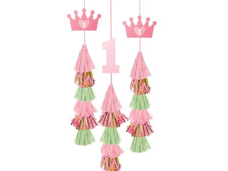 1st Birthday Girl Dangler Decoration Value Pack Online now