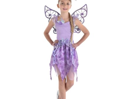 Flutter Child Shimmering Butterfly Costume Sale