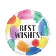 Best Wish Painted Swoosh Foil Balloon 45cm Discount