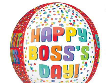 Boss s Day Dots Orbz Balloon 38x40cm Online Sale