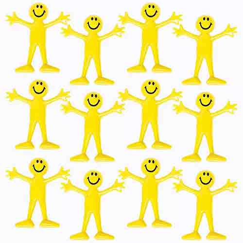 Smiley Bendable Value Pack Favors, 12pcs Online