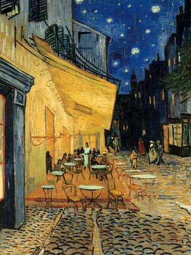 Puzzle - Van Gogh - Café Terrace at Night back 1500pc Sale