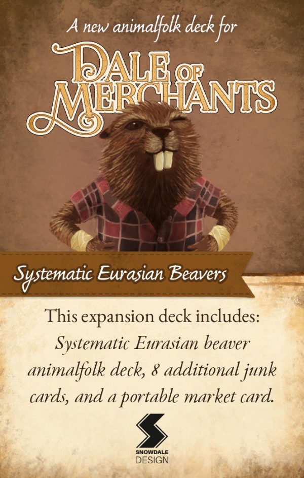 Dale of Merchants: Systematic Eurasian Beavers Discount